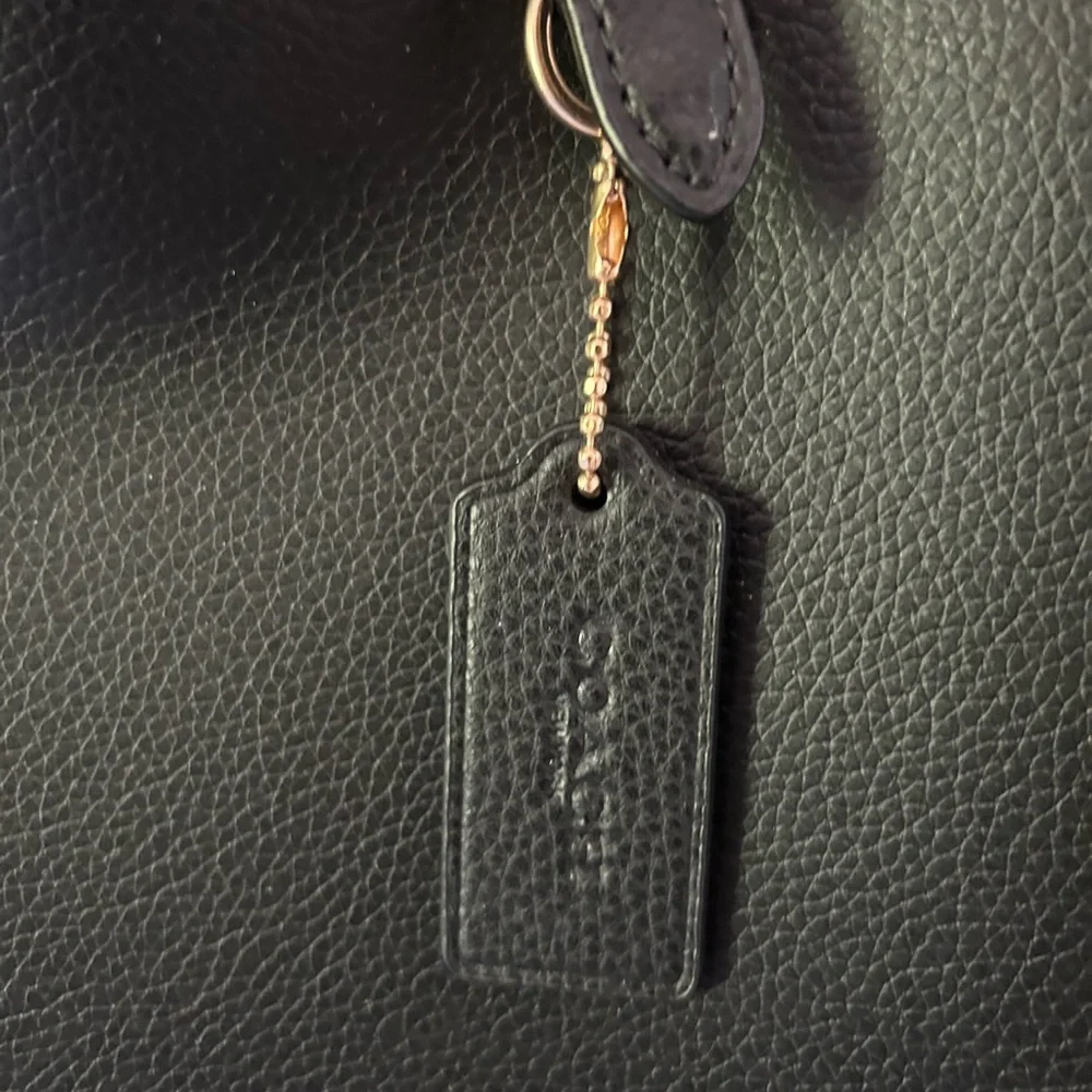 Coach Mollie Black Tote Bag - Picture 8 of 11